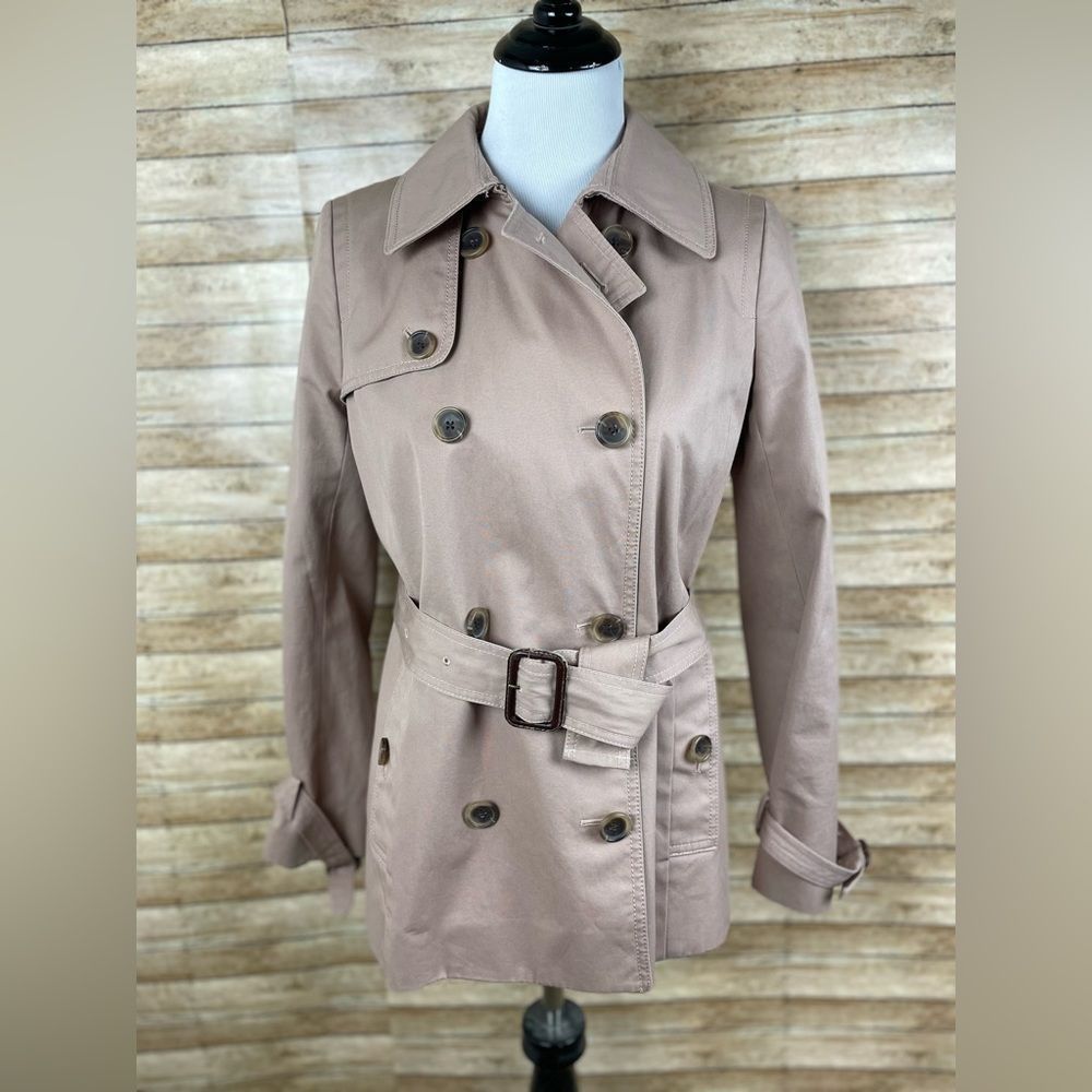 J. Crew Lightweight Pea coat | Tan Pea coat sz 6